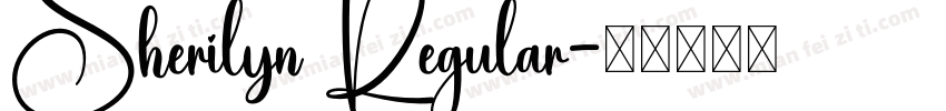 Sherilyn Regular字体转换